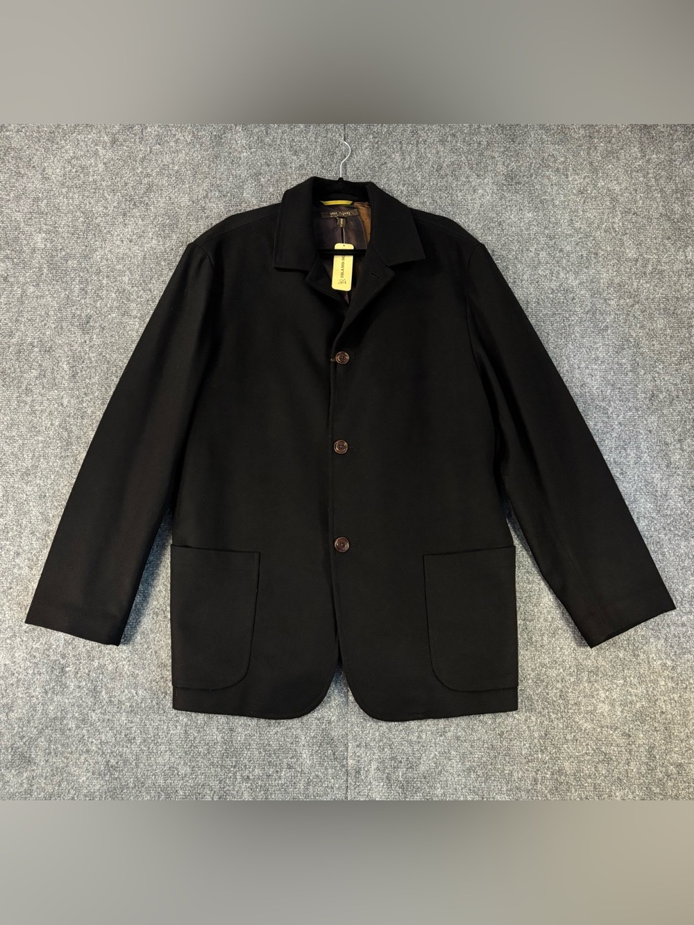 Tommy Bahama Island Soft Wool Jacket Black Mens Size Large